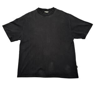 Eytys Ferris Black Short Sleeve Crewneck T-Shirt Unisex XL/XXL Heavyweight Boxy